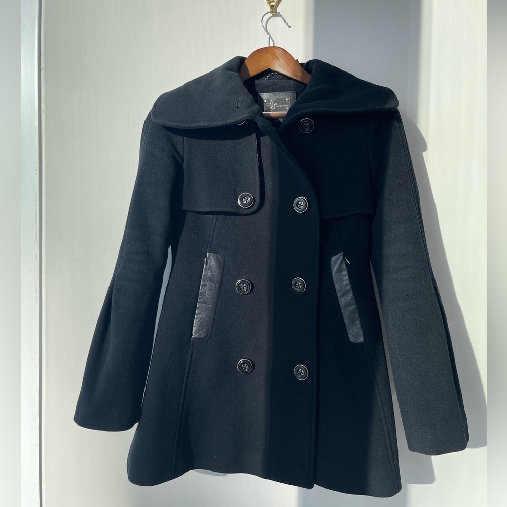 Mackage Double-Breasted Pea Coat - Picture 4 of 10